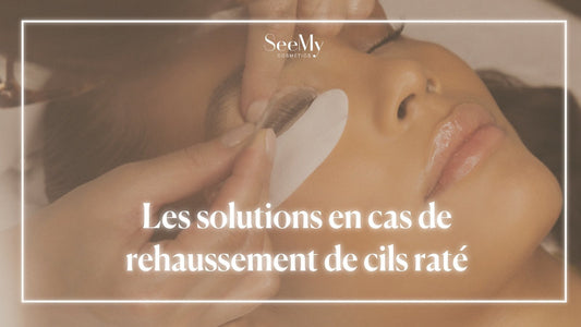 Les solutions en cas de rehaussement de cils raté