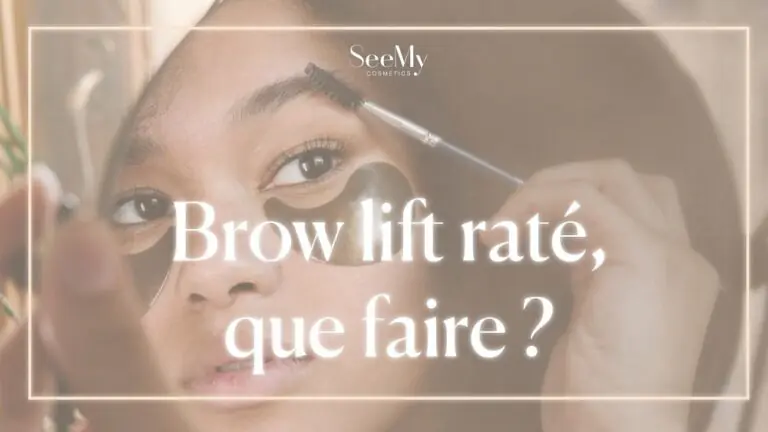 Brow lift raté, que faire ?