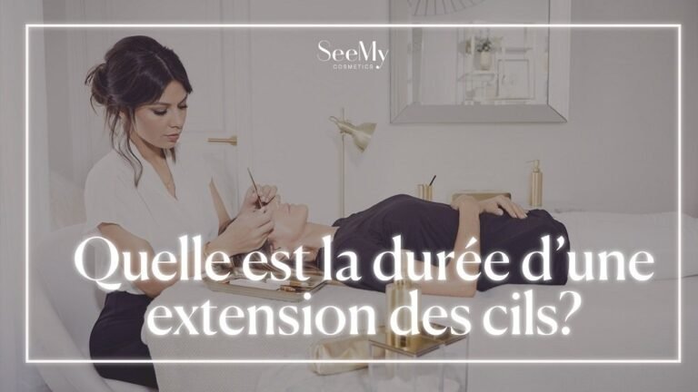 Quelle est la durée d'une extension des cils?