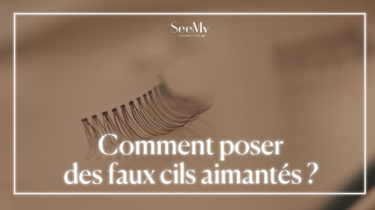 Comment poser des faux cils aimantés?
