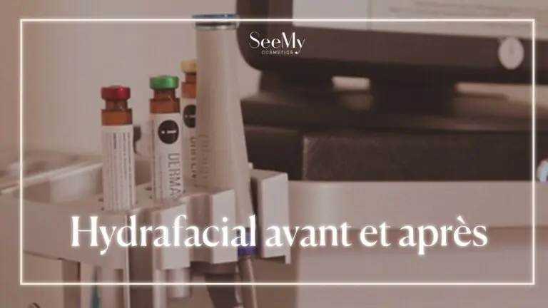 Hydrafacial avant et après