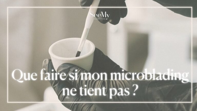 Que faire si mon microblading ne tient pas ?