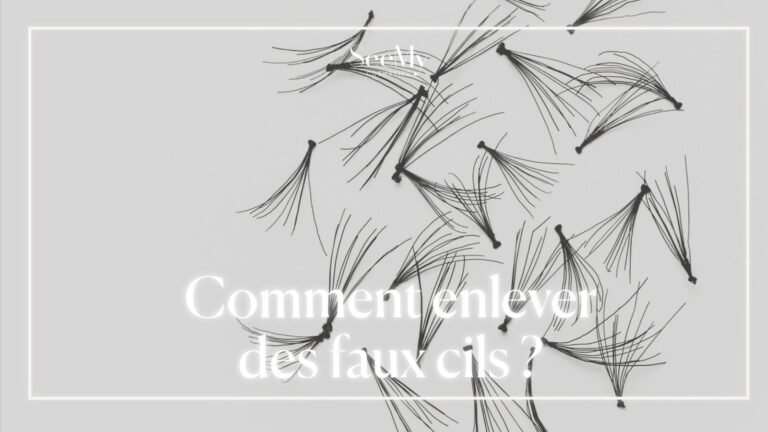 Comment enlever des faux cils?