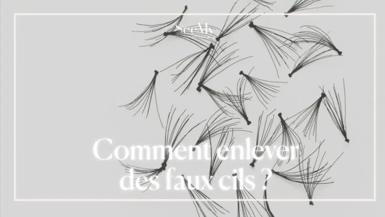 Comment enlever des faux cils?