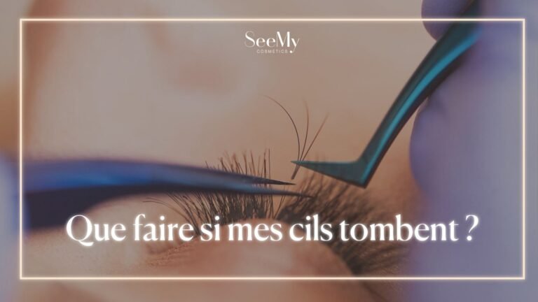 Que faire si mes cils tombent ?