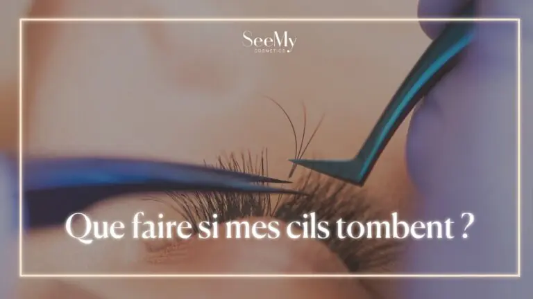 Que faire si mes cils tombent ?